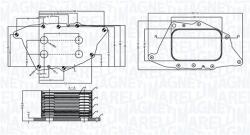 Magneti Marelli Olajhűtő, motorolaj MAGNETI MARELLI 350300004900 (350300004900)