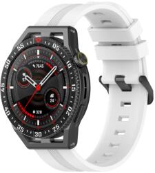 RUBBER Szilikon szíj Huawei Watch Buds / GT3 SE / GT3 Pro 46mm fehér