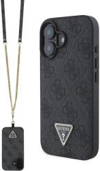  GUESS 4G STRASS SET Védőhuzat + szíj Apple-hoz iPhone 16 fekete