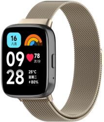  MILANESE Fém szíj a Xiaomi Redmi-hez Watch 3 Aktív STARLIGHT