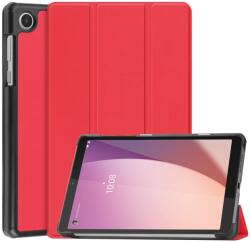 LEATHER Flip borító Lenovo Tab M8 4. generációs (4. gen) piros
