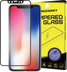 3D Edzett (edzett) üveg Apple iPhone X / XS / 11 Pro fekete