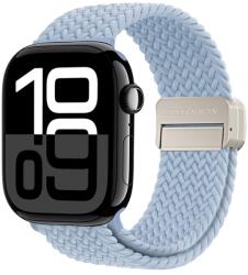 DUX FONÁSOS Nylon szíj Apple Watch 10-hez 42mm világoskék