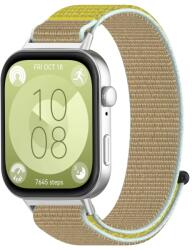  NYLON szíj Huawei Óra Fit 3 bézs-sárga