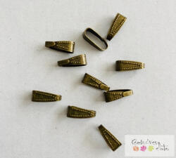  Nyitható medáltartó 10db/cs - sárga bronz