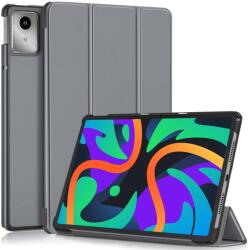 LEATHER Flip borítás Lenovo Tab M11 / K11 szürke színű