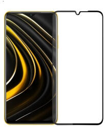 3D Edzett üveg Xiaomi Poco M3 / Redmi 9T fekete