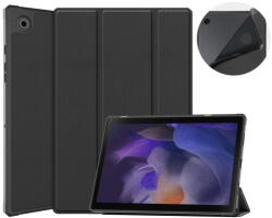 LEATHER Samsung Galaxy Tab A8 flip tok (SM-X205 / SM-X200) fekete