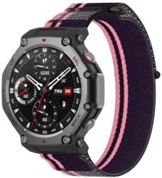  NYLON SZÍN Cserélhető szíj Amazfit T-Rex 3 PINK PURPLE-hoz
