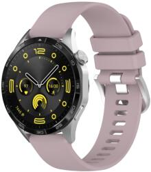 SILICONE Cserélhető szíj Huawei-hoz Watch GT 5 Pro 46mm lila