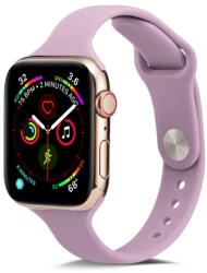  VÉKONY szilikon szíj Apple Watch Ultra 1 / 2 (49 mm) / 9 / 8 / 7 (45 mm) / 6 / SE / 5 / 4 (44 mm) / 3 / 2 / 1 (42 mm) PURPLE