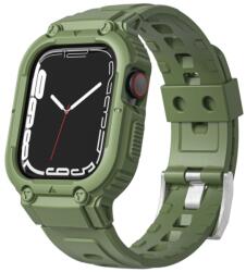 GLACIER Védőtok szíjjal Apple Watch Ultra 1 / 2 49mm zöld