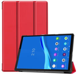 LEATHER Lenovo Tab M10 Plus tok (TB-X606F / TB-X606L / ZA5T0081CZ / ZA5V0206CZ) piros