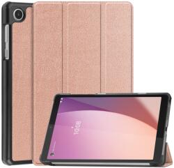  LEATHER Flip borító Lenovo Tab M8 4. generációs (4. generációs) rozéarany