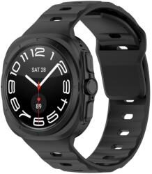  BUTTERFLY Cserélhető szíj Samsung Galaxyhoz Watch Ultra 47mm fekete
