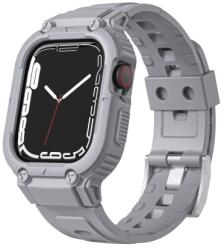 GLACIER védőtok Apple Watch 9 / 8 / 7 (45 mm) / 6 / SE / 5 / 4 (44 mm) / 1, 2, 3 (42 mm) szürke