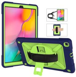 SOLID Tartós burkolat Samsung Galaxy Tab A 10.1 2019 (T515/T510) zöld-kék