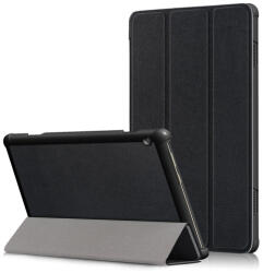  LEATHER Flip borító Lenovo Tab M10 (X605F / X505L / X505F / ZA4G0019CZ / ZA480034CZ) fekete