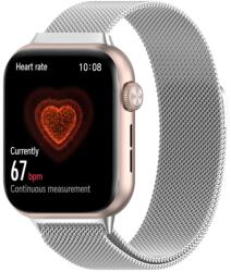  MILANESE Fémszíj Honor-hoz Watch5 ezüst
