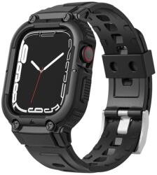  GLACIER Védőtok szíjjal Apple Watch Ultra 1 / 2 49mm fekete