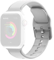 RUBBER szíj Apple Watch 7 (45 mm) / 6 / SE / 5/4 (44 mm) / 3/2/1 (42 mm) fehér