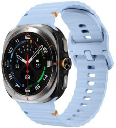 WAVY szilikon szíj Samsung Galaxy Watch-hoz Ultra 47mm világoskék