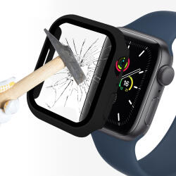 ENKAY tok edzett üveggel Apple Watch 9 / 8 / 7 (41mm) fekete