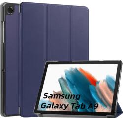 LEATHER Flip borító Samsung Galaxy Tab A9 kék