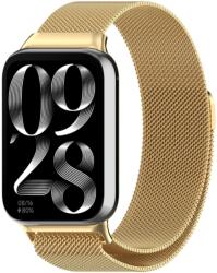  MILANESE fém szíj Xiaomi Smart Band 8 Pro aranyhoz