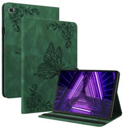 ART Flip Case Lenovo Tab M10 Plus (TB-X606F / TB-X606L / ZA5T0081CZ / ZA5V0206CZ) BUTTERFLY zöld