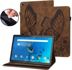  ART BUTTERFLY Flip tok Lenovo Tab M10 Plus 3. generációs barna