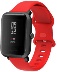  BUTTERFLY szilikon szíj Xiaomi Amazfit GTS 2 / GTS 2e / GTS 2 Mini 20mm piros