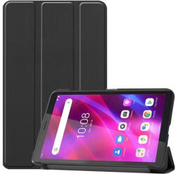 LEATHER Flip tok Lenovo Tab M7 G3 (3. generáció) fekete