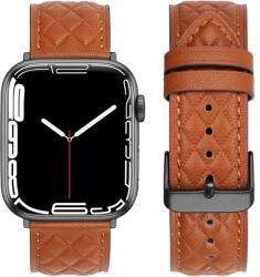  LATTICE Bőr szíj Apple Watch SE / SE 2022 / SE 2023 (40mm) barna