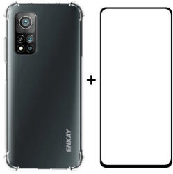 ENKAY Átlátszó burkolat + 3D üveg Xiaomi Mi 10T / Mi 10T Pro