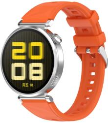  SILICONE Cserélhető szíj Huawei-hoz Watch GT 5 Pro 42mm narancs