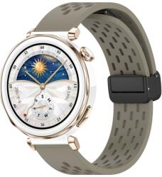  AIRY szilikon szíj Huawei Watch GT 5 Pro-hoz 42mm sötétszürke