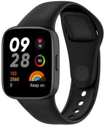  SILICONE Cserélhető szíj a Xiaomi Redmi-hez Watch 3 fekete
