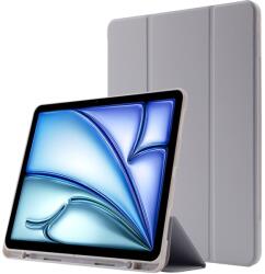  LEATHER Csuklós burkolat a Apple iPad Air 11-hez 2025 / Air 11 2024 szürke