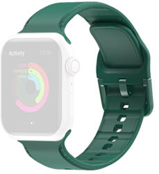 RUBBER Apple Watch 7 szíj (45 mm) / 6 / SE / 5/4 (44 mm) / 3/2/1 (42 mm) Sötétzöld