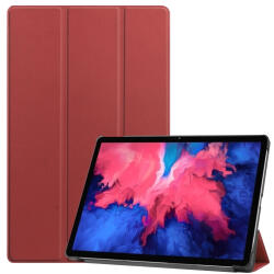 LEATHER Lenovo Tab P11 / P11 5G / P11 Plus összecsukható huzat sötétvörös
