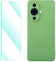ENKAY SET Szilikon borítás és 2D üveg Huawei nova 11 világoszöld
