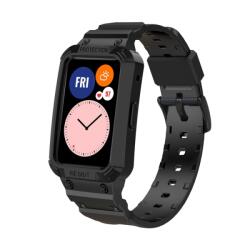 GLACIER Védőtok szíjjal Huawei Watch Fit / Honor Watch ES fekete