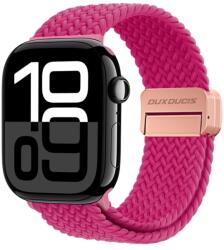 DUX FONÁSOS Nylon szíj a Apple Watch 10-hez 42mm rózsaszín