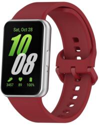 SZILIKON Cserélhető szíj Samsung Galaxy Fit3 piroshoz