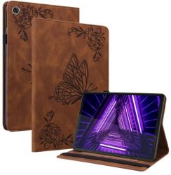 ART Összecsukható borító Lenovo Tab M10 Plus (TB-X606F / TB-X606L / ZA5T0081CZ / ZA5V0206CZ) BUTTERFLY barna