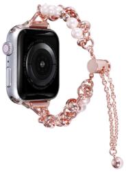  PEARL Elegáns fémszíj Apple Watch Ultra 1 / 2 49 mm-es rózsaszín aranyhoz