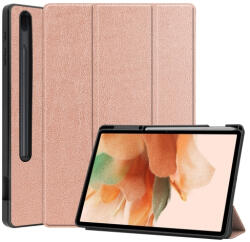  LEATHER Samsung Galaxy Tab S8+ / S7+ / S7 FE rózsaszín
