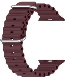 OCEAN szíj Apple Watch Ultra 1 / 2 (49 mm) / 9 / 8 / 7 (45 mm) / 6 / SE / 5 / 4 (44 mm) / 3 / 2 / 1 (42 mm) bordóhoz