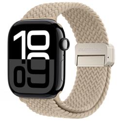  DUX FONÁSOS Nylon szíj Apple Watch 10-hez 42mm bézs